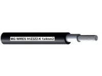 Photovoltaic Cable // Mg Wires // 1X4mm2, 0.6/1Kv Black H1z2z2-K-4Mm2 Bk, 500M Spool