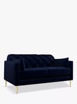 Swoon Mendel Medium 2 Seater Sofa, Gold Leg