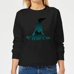 Harry Potter Sorting Hat Silhouette Women's Sweatshirt - Black - M