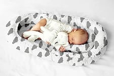 Nid Bébé Multifonctionnel Cocoon Baby Baby Baby Cocoon Bumper Lit de Voyage 100% Coton Anti-Allergique