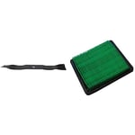 Greenstar 3188 Lame mulching adaptable pour tondeuse Castelgarden & SKANA 4100265 Filtre à air adaptable Honda pour moteurs GC135/GCV135/GC160/GCV140/GCV160/GCV190