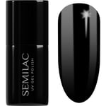 Semilac UV Hybrid Black & White Gel neglelak Skygge 031 Black Diamond 7 ml