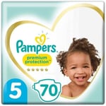 Pampers - Premium Protection Diapers Size 5, for Babies 11-16 kg - 70 Pieces