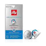 Café Illy Torréfié DECAFFEINATO en capsules compatibles* - 10 étuis de 10 capsules