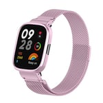 Keecuty Remplacement pour Xiaomi Redmi Watch 3 lite Bande de Montre, Bracelet de Montre Acier Inoxydable Tissé en Maille pour Redmi Watch 3 (Non applicable pour Redmi Watch 3 active)