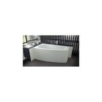 Azura Home Design - Baignoire d'angle luna 150 cm avec tablier - Orientation: Gauche