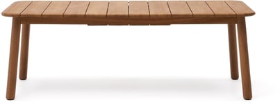 Turqueta, Udendørs spisebord med udtræk, natur, H77x220x100 cm