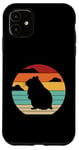 Coque pour iPhone 11 Hamster doré rétro pour éleveur de hamster nain