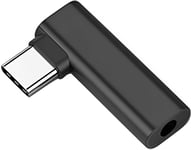 Adaptateur USB C Jack 3,5mm, Jack de Casque vers Type-C, USB-C DAC Audio pour Galaxy, OnePlus, Huawei, Mi, Pixel, Pad Pro Air