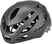 uvex Race 9 - Extremely Lightweight Performance Bike Helmet for Men & Women - Aerodynamic Ventilation - Optimized Ventilation - all Black Matt - 57-60 cm