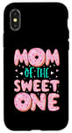 Coque pour iPhone X/XS Mom of The Sweet One 1st Birthday Family Matching Donut gift