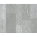 AS Creation Wood Panel Wallpaper Realistic Faux Effect Metallic Motif Grey