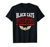 Football fan proud black cats Sunderland, United Kingdom T-Shirt