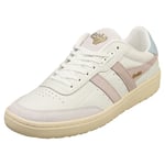 Gola Falcon Womens Fashion Trainers in White Blossom - 5 UK