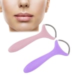 2pcs Spring Hair Remover Threading Face Epilator For Upper Lip Chin Cheeks BLW