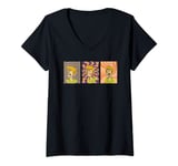 Womens Shaggy Psychedelia V-Neck T-Shirt