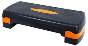 Fitvids Step réglable, pour entraînement, aérobic, 68,6 cm, noir/orange