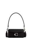 Coach Tabby Petite 20 Pebble Leather Shoulder Bag, Black