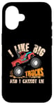 iPhone 16 Vintage Monster Truck I Like Big Trucks And I Cannot Lie Case