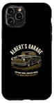 Coque pour iPhone 11 Pro Albert's Garage Hotrod Voiture Classique Design Personnalisé