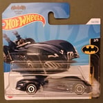 HOT WHEELS 2024 BATMAN & ROBIN BATMOBILE, DARK BLUE, SHORT CARD.