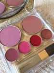 BEYOND RARE Deluxe ESTEE LAUDER LIPSTICK & CHEEK BLUSH FACE COMPACT~Mirror~Brush