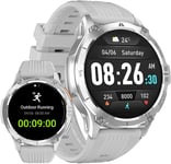 Montres Connectées Homme Sport: Smartwatch Tracker Fitness Étanche Android Ios,Gris