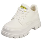 Buffalo Aspha Cls Vegan Womens Platform Boots in White - 6.5 UK