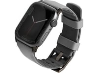 Uniq Smart Watch Apple Watch 4/5/6/7/8/Se/Ultra Magnetisk/Dobbeltsidig Stropp, Grå, 42/44/45 Mm