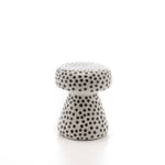 Gervasoni - Inout 44 - Black Dots - Soffbord utomhus - designer_paola_navone - Svart,Vit - Naturmaterial