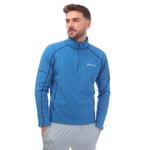 Berghaus Mens Cuerden 1/2 Zip Fleece in Blue material_polyester - Size X-Large