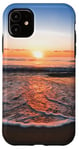 Coque pour iPhone 11 Sunset Ocean Beach Beautiful Photograph Style Coastal Scenic