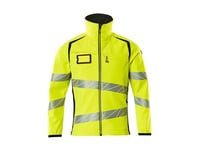 Mascot® Workwear Softshelljakke Model 19002-142 Hi-Vis Gul/Sort Størrelse Xl