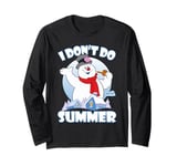 Frosty the Snowman I Don't Do Summer Long Sleeve T-Shirt