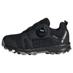 adidas Terrex Agravic BOA Rain.RDY Trail Running Shoes Chaussures, Core Black/Cloud White/Grey Three, 35 EU