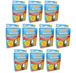 10 x Hanging Wardrobe Dehumidifier Stop Damp Mould Mildew Moisture Condensation