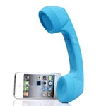 ENJOY-UNIQUE Wireless Retro Telephone Handset and Wire Handset Receivers Headphones for a mobile phone with comfortable call (Sky Blue)