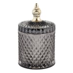 Lene Bjerre Miya storage jar with lid Ø10.5 cm Dark grey