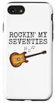 Coque pour iPhone SE (2020) / 7 / 8 Rockin' My Seventies, Guitare électrique 70e anniversaire