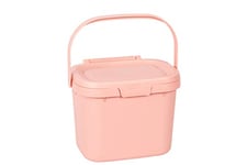 Addis Compost Caddy Food Waste Kitchen Storage Bin - Blush (Pink/Peach)