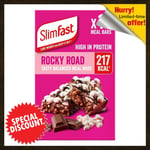 SlimFast Tasty Balanced Meal Bar High in Protein 16 x 60 g Rocky Road Flavour UK