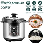 10-in-1 Multi Cooker 6L Pressure Non-Stick Rice Slow Cook KeepWarm Digital 1050W