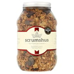 Scrumshus - The Premium Granola (500g), Made in the UK with Honey & Pure Maple Syrup, No Added Salt, Sugar or Preservatives, GMO Free, Recyclable Packaging