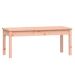 Banc de jardin - Bois massif de douglas - 109x44x45 cm - Pour 2 personnes - Style naturel