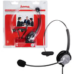 Hama Casque Écouteurs 2,5mm Jack Prise Jack pour Dect Téléphone Gigaset Etc