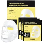 COSRX Advanced Snail Mucin Glass Glow Hydrogel Mask (3 pcs)