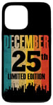 iPhone 13 Pro Max December 25 Limited Edition 25th Day Retro Vintage Birthday Case