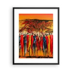 Affiche Poster 40x50cm Tableaux Image Photo Afrique tribu Wall Art Decoration