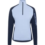 Kari Traa Evelyn Half Zip Midlayer Genser Dame - Blå - str. XL