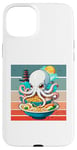 iPhone 15 Plus Octopus Ramen Japanese food pagoda playful cute Sea bowl Case